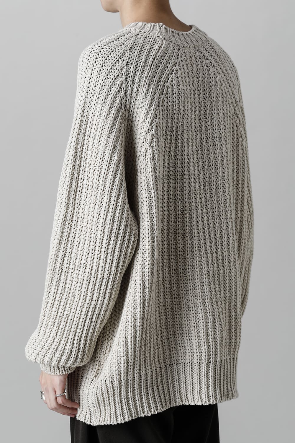 KNITTED CREW NECK Ivory