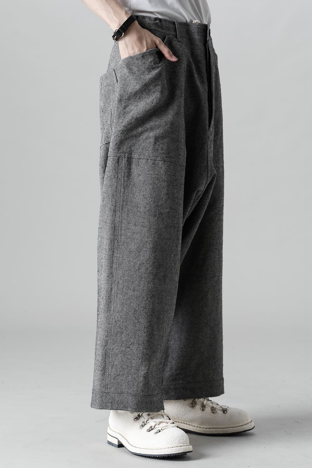 WIDE TROUSERS Kinari / Black