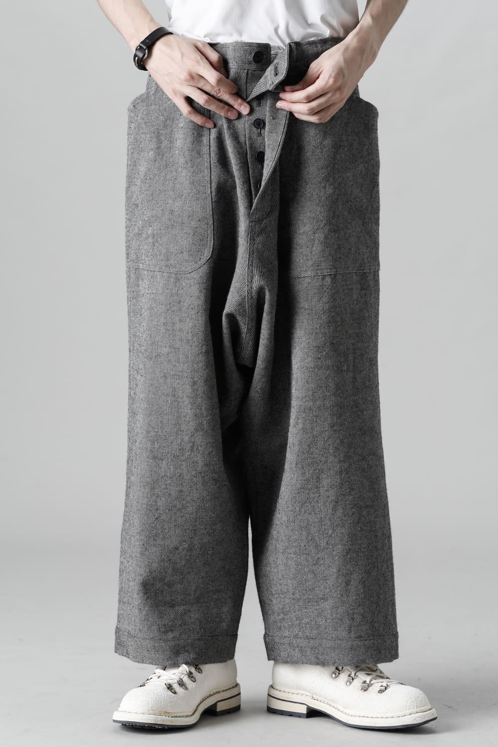 WIDE TROUSERS Kinari / Black