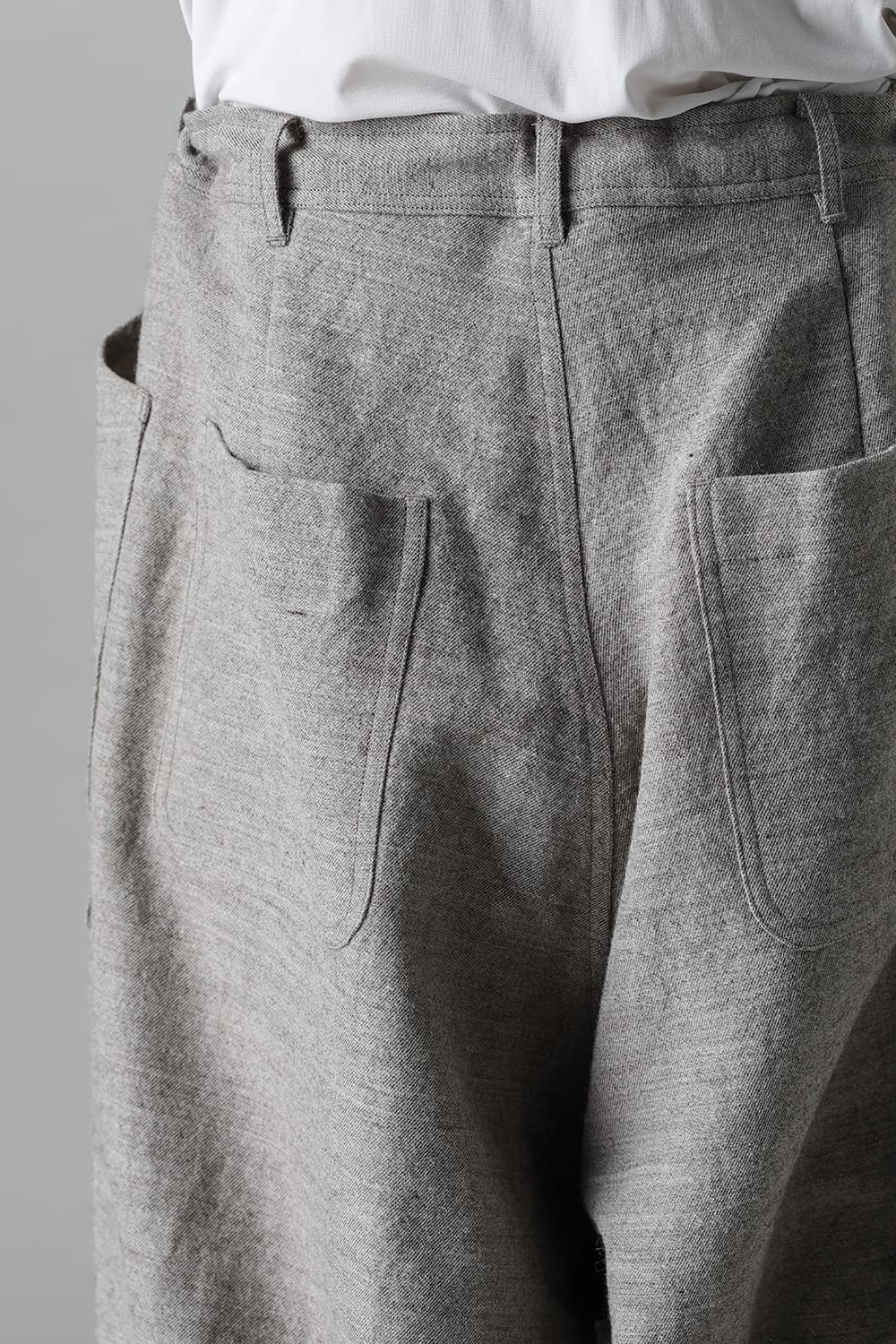 WIDE TROUSERS Light Gray