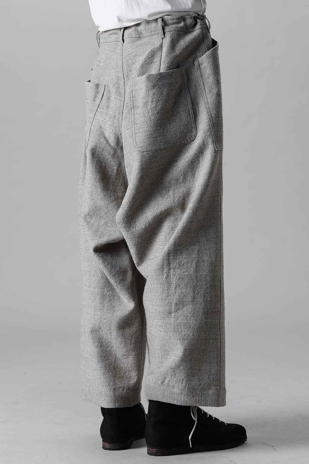 WIDE TROUSERS Light Gray