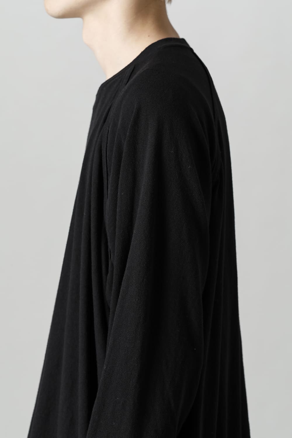 OVERSIZED LS TEE Black
