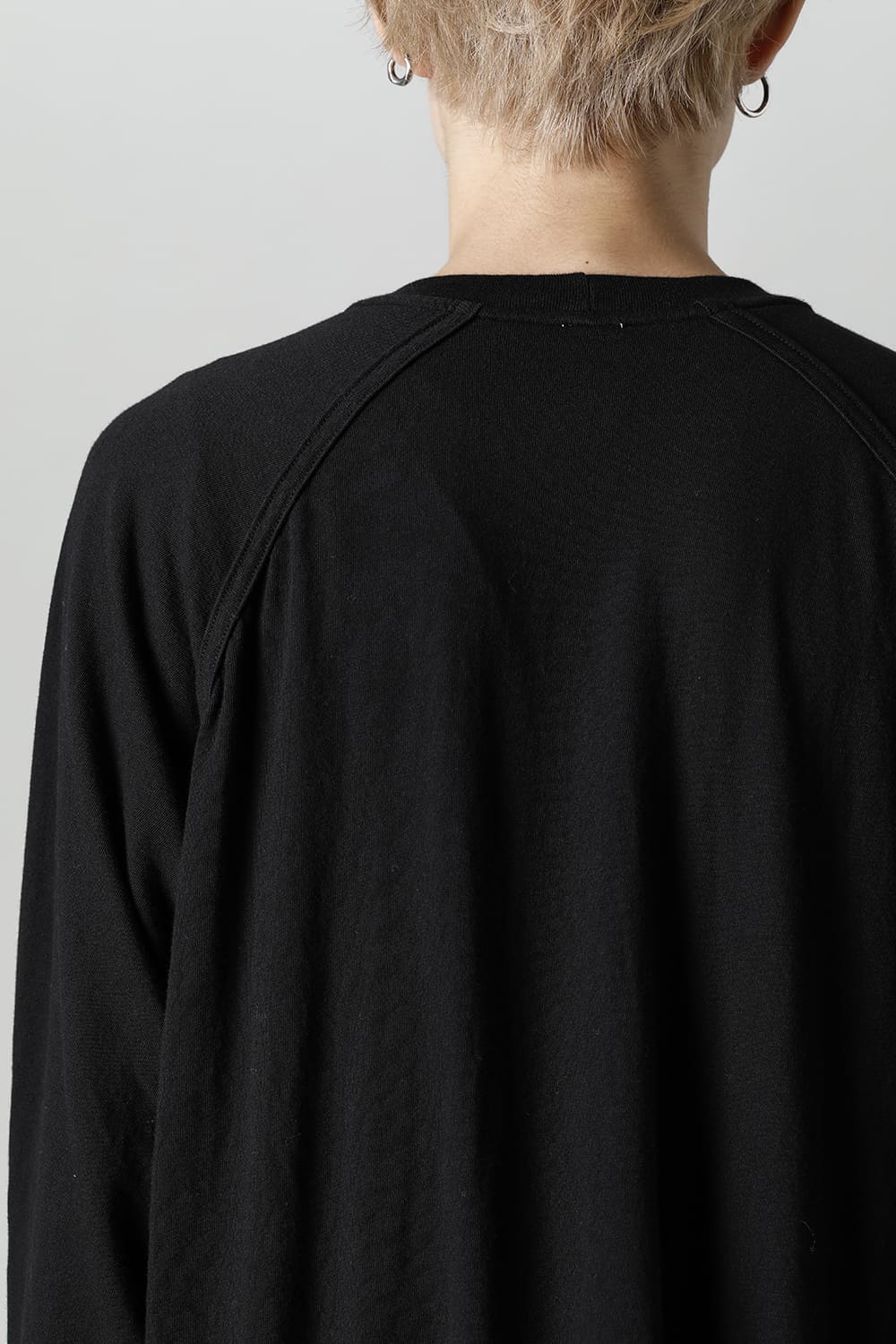 OVERSIZED LS TEE Black