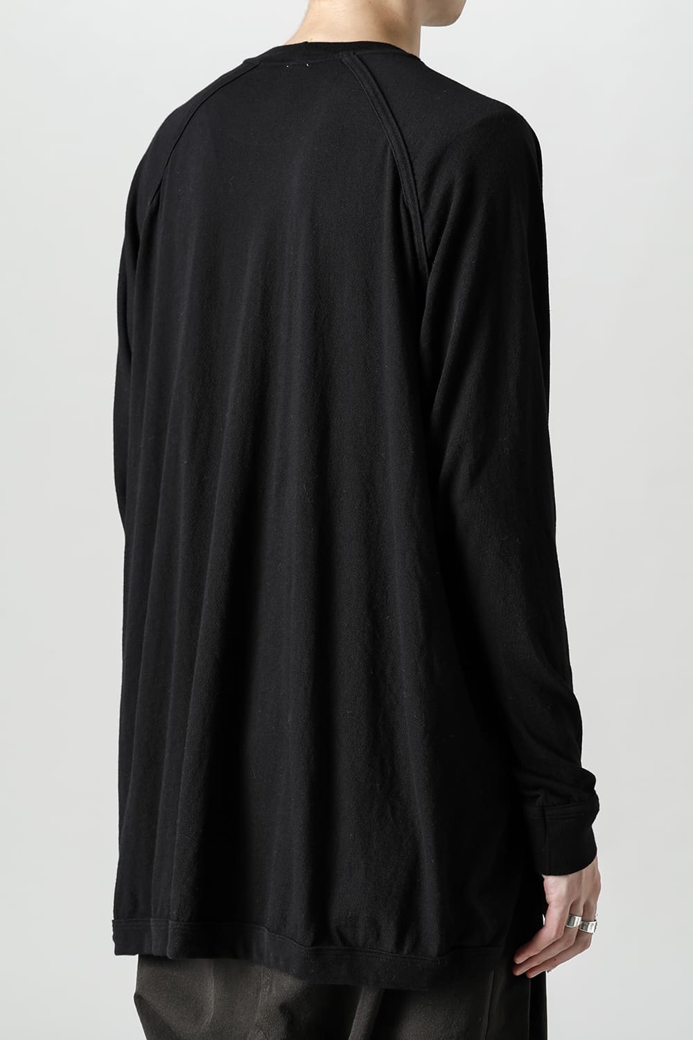 OVERSIZED LS TEE Black