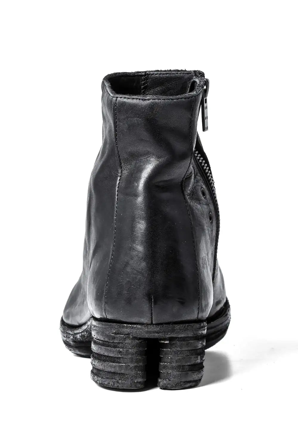 incarnation × DEVOA Boots Horse leather garment dyed Black