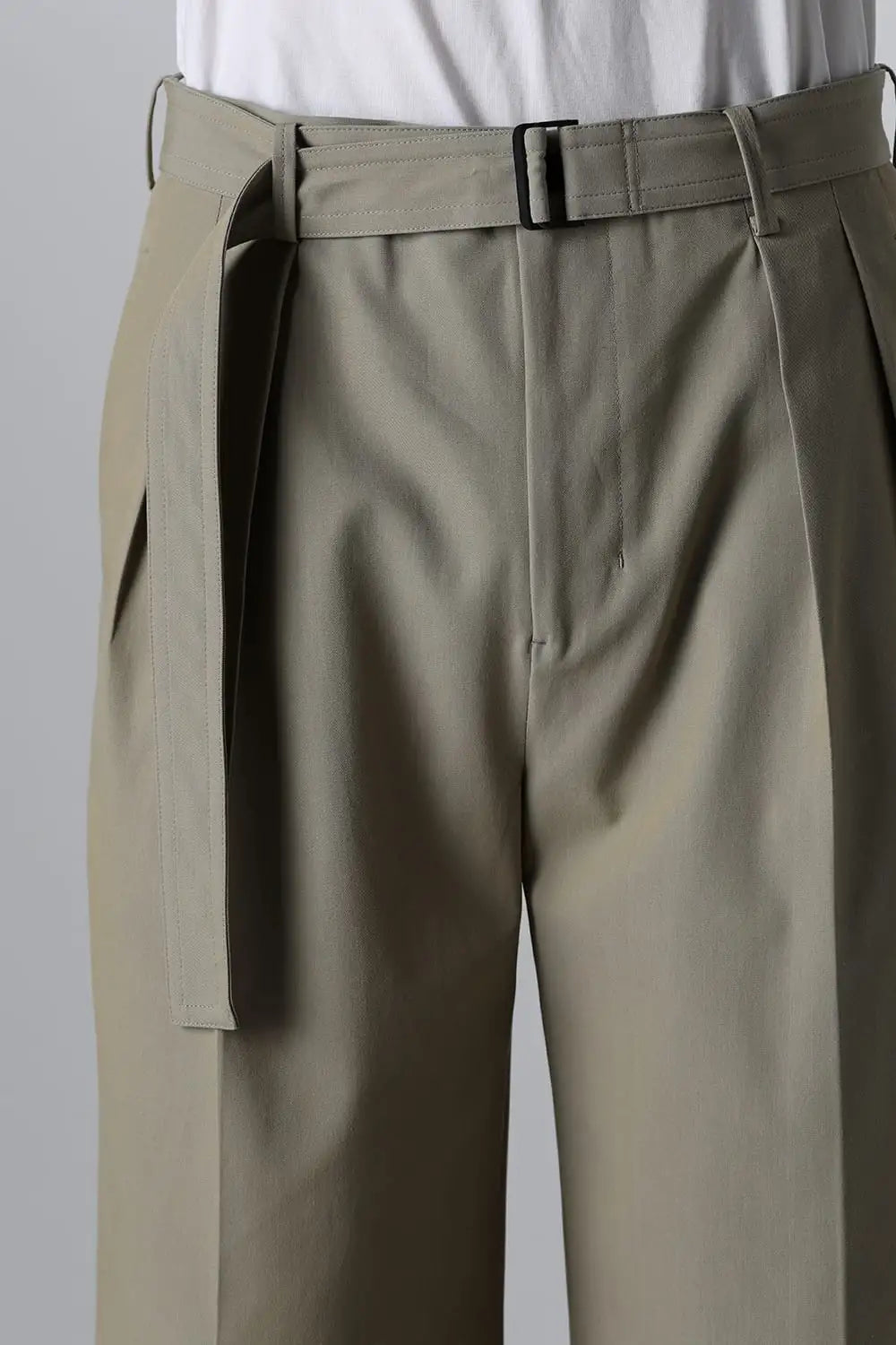 Belted Buggy Trousers  Khaki