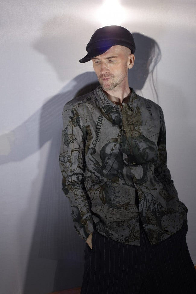 Shirt line zodiac signs print