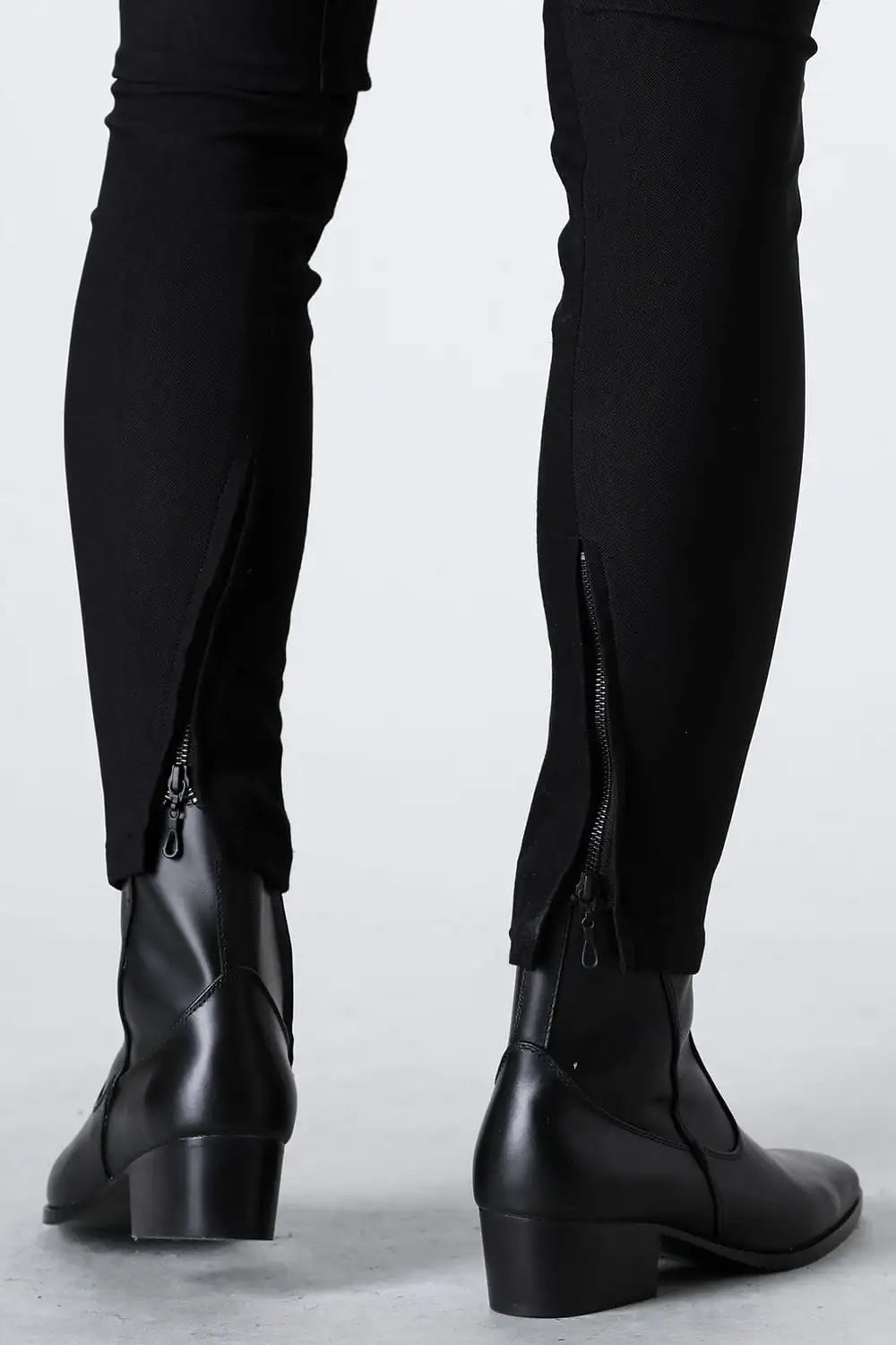 Kip Skin Heel Boots 1.8inch