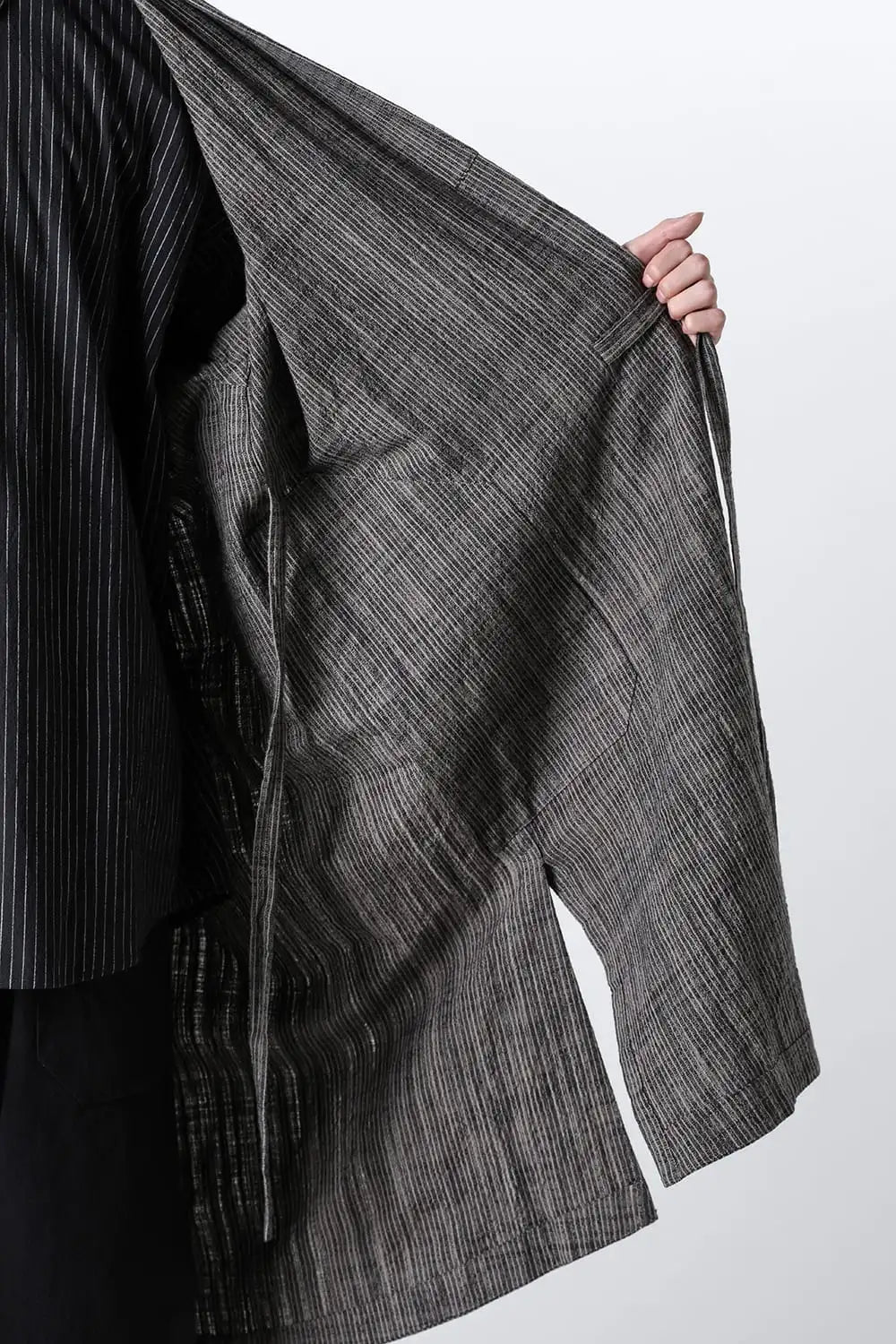 KIMONO#14 Cotton Cloth Vintage Striped