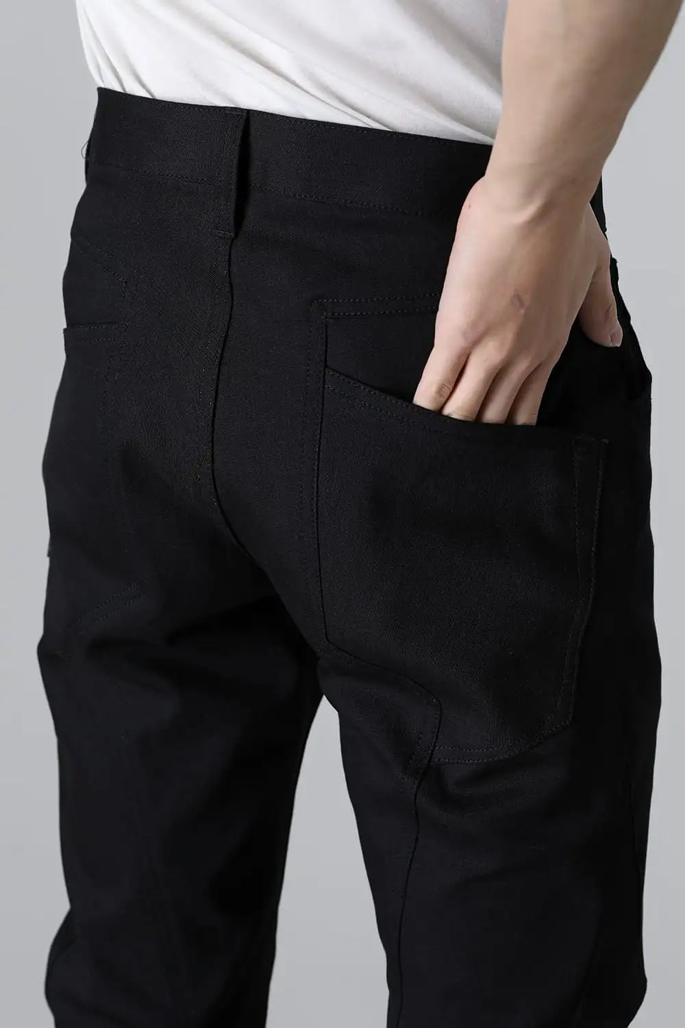 Denim Skinny Pants Black