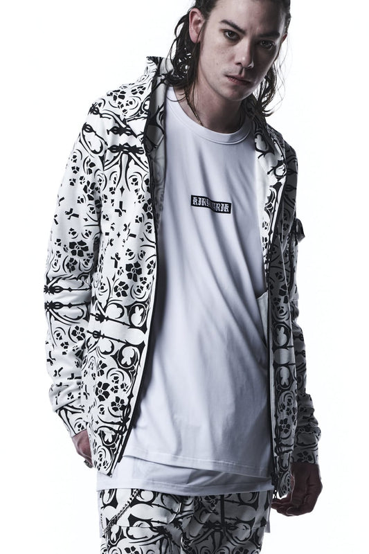 Bandana Hoodie White & Black