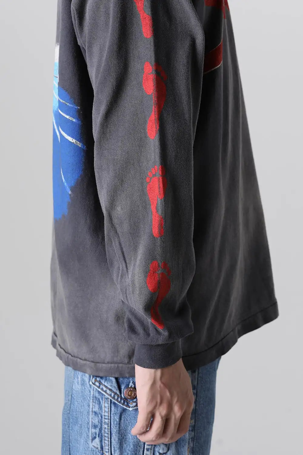 FOOT PRINT Long sleeve T-shirt