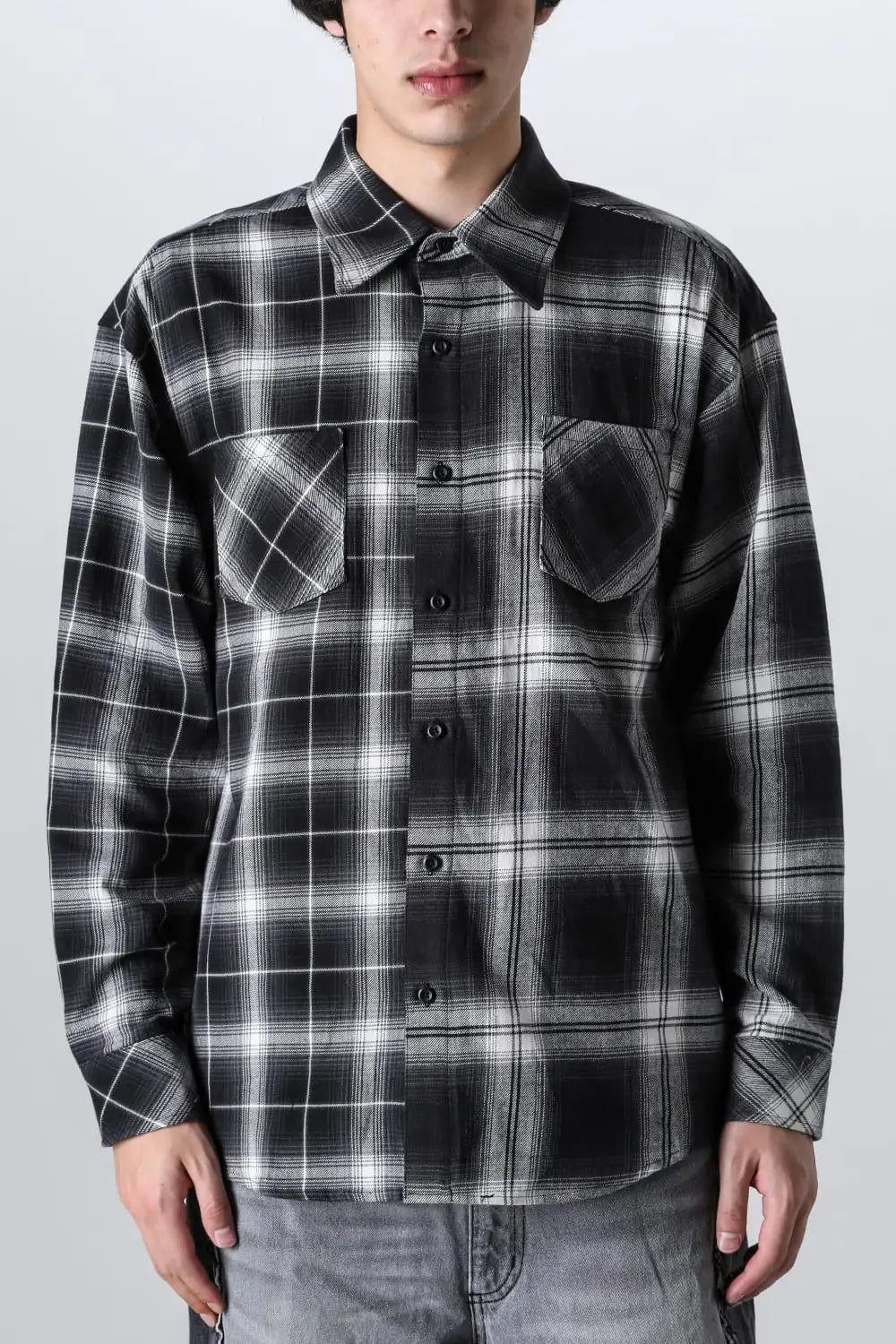 ドッキングシャツ ブラック