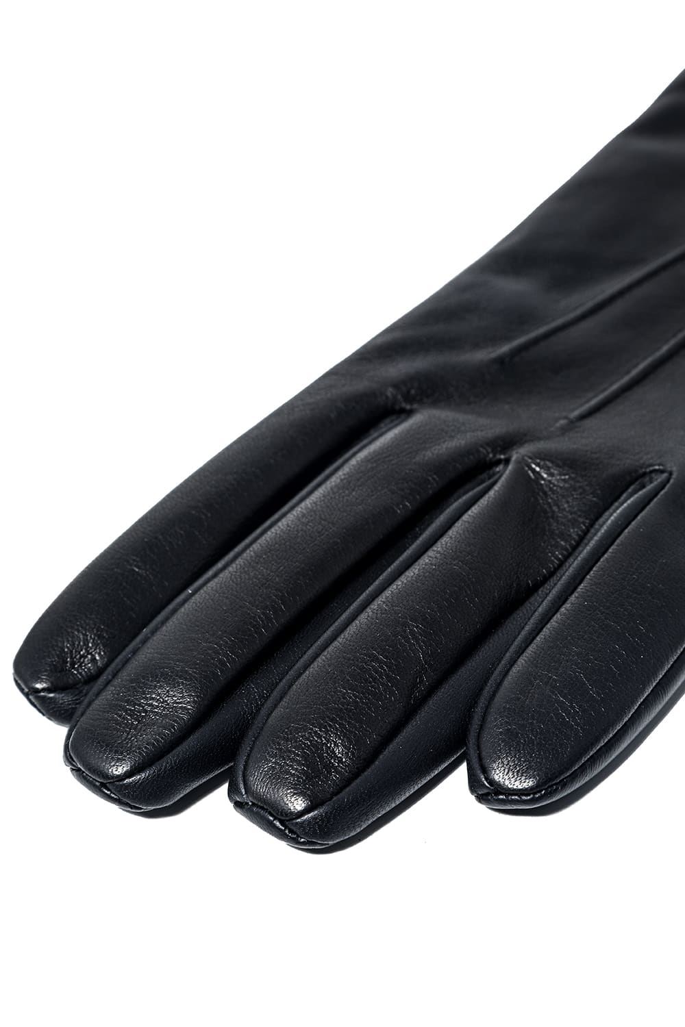 Elton Unlined Touch Screen Leather Glove  Black