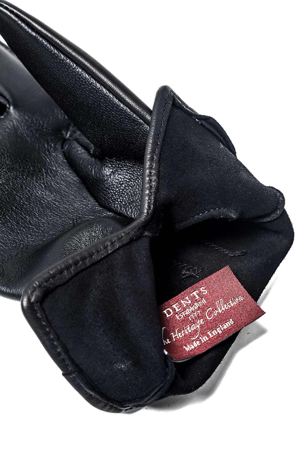 Elton Unlined Touch Screen Leather Glove  Black