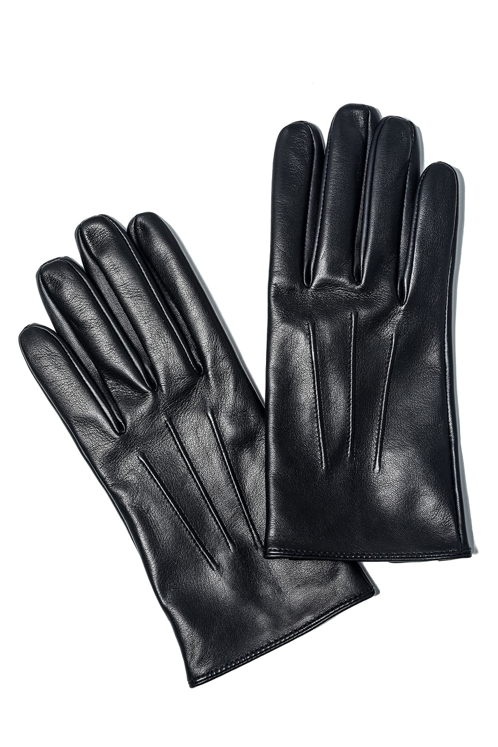 Elton Unlined Touch Screen Leather Glove  Black