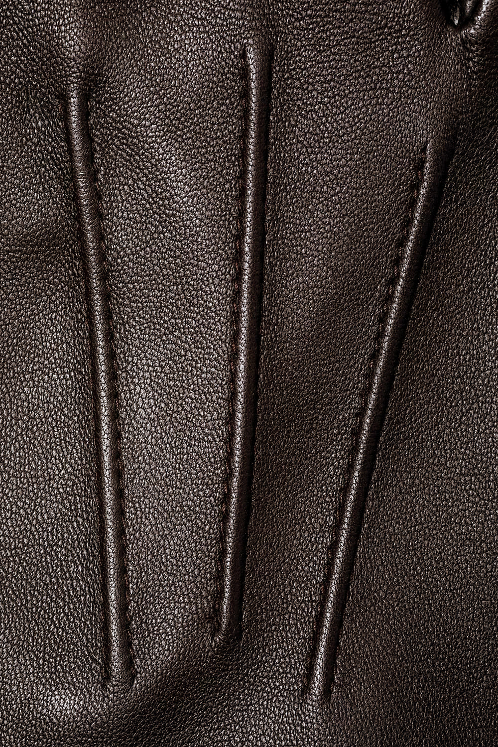 Elton Unlined Touch Screen Leather Glove  Brown