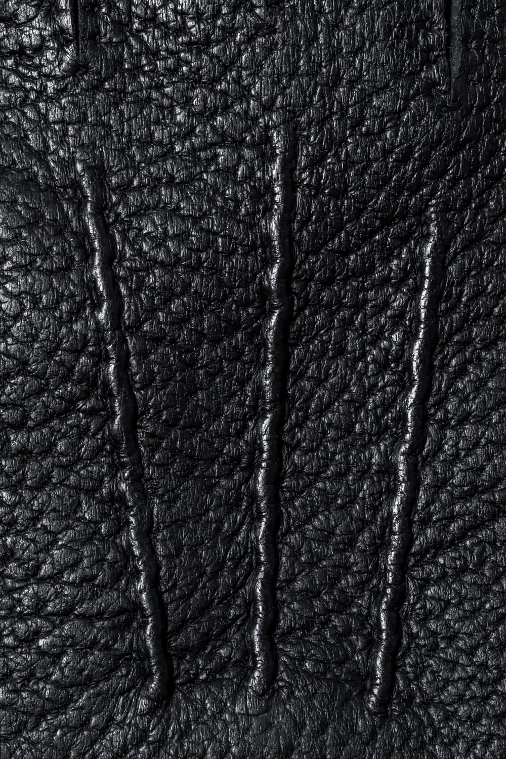 Oxburgh Sccottish Cashmare Touch Screen Leather Glove  Black