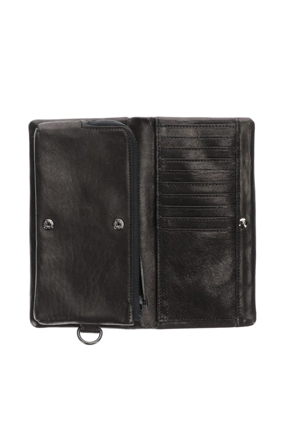 Leather long wallet 'minimal' shine 2 