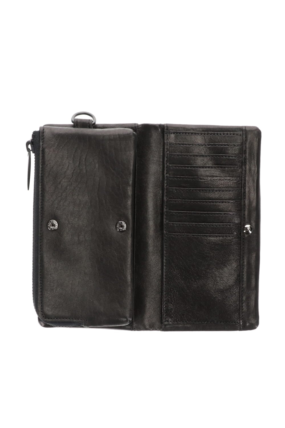 Leather long wallet 'minimal' shine 2 