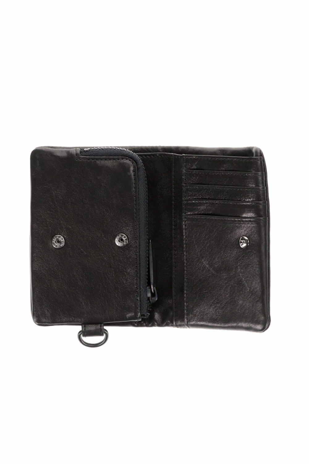 Leather micro wallet 'minimal' shine 2