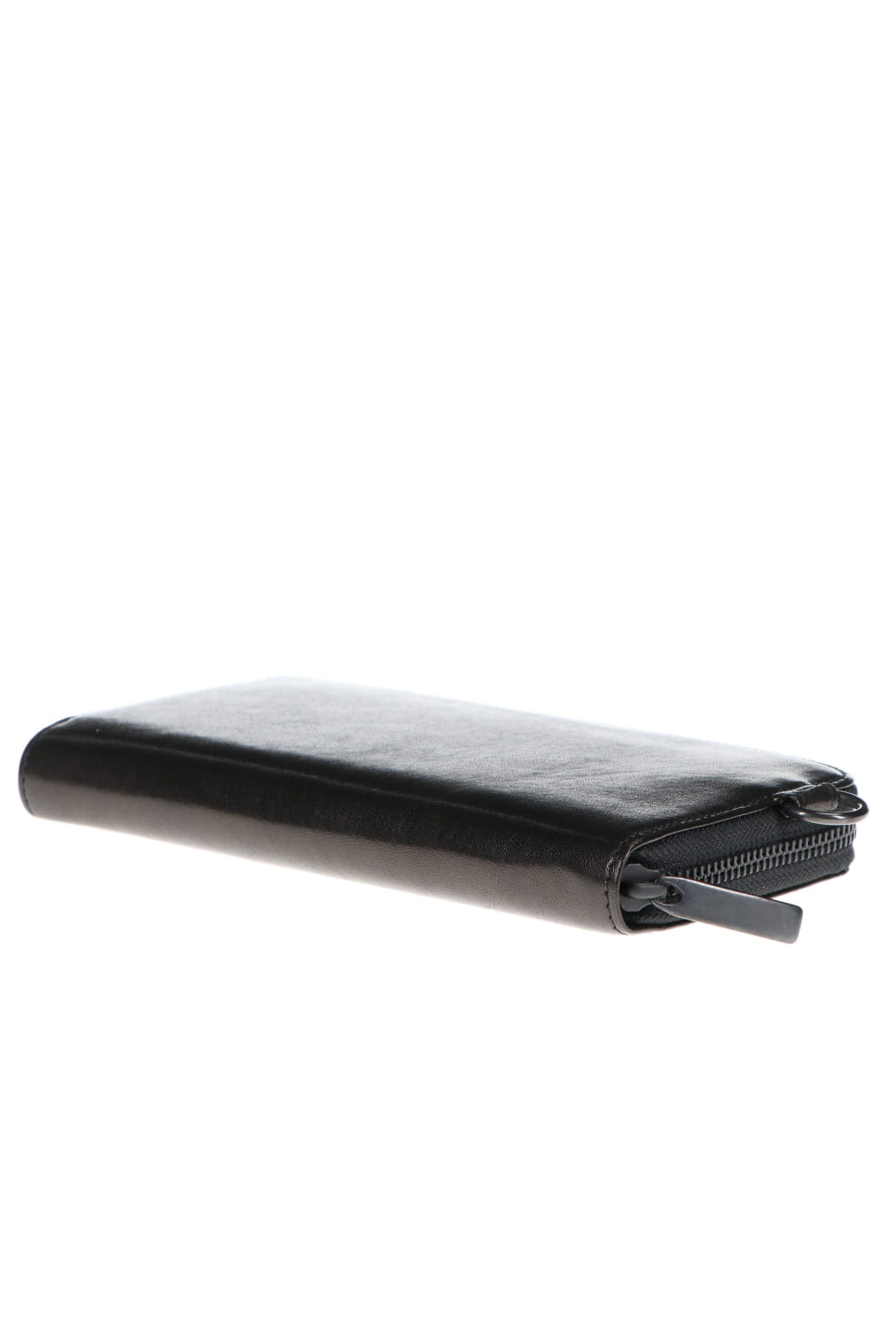 Leather long wallet fold 'minimal' shine 2