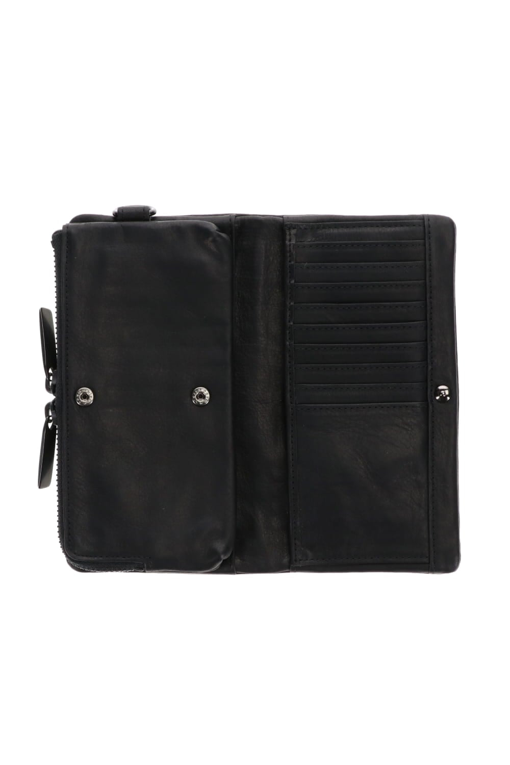 Leather long wallet 'all-studs' 2 DAL