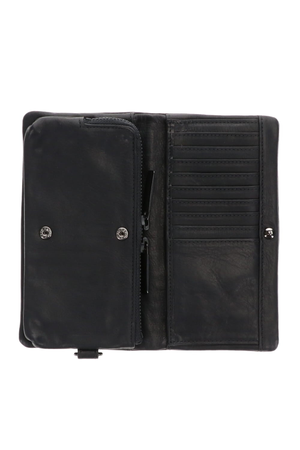 Leather long wallet 'all-studs' 2 DAL