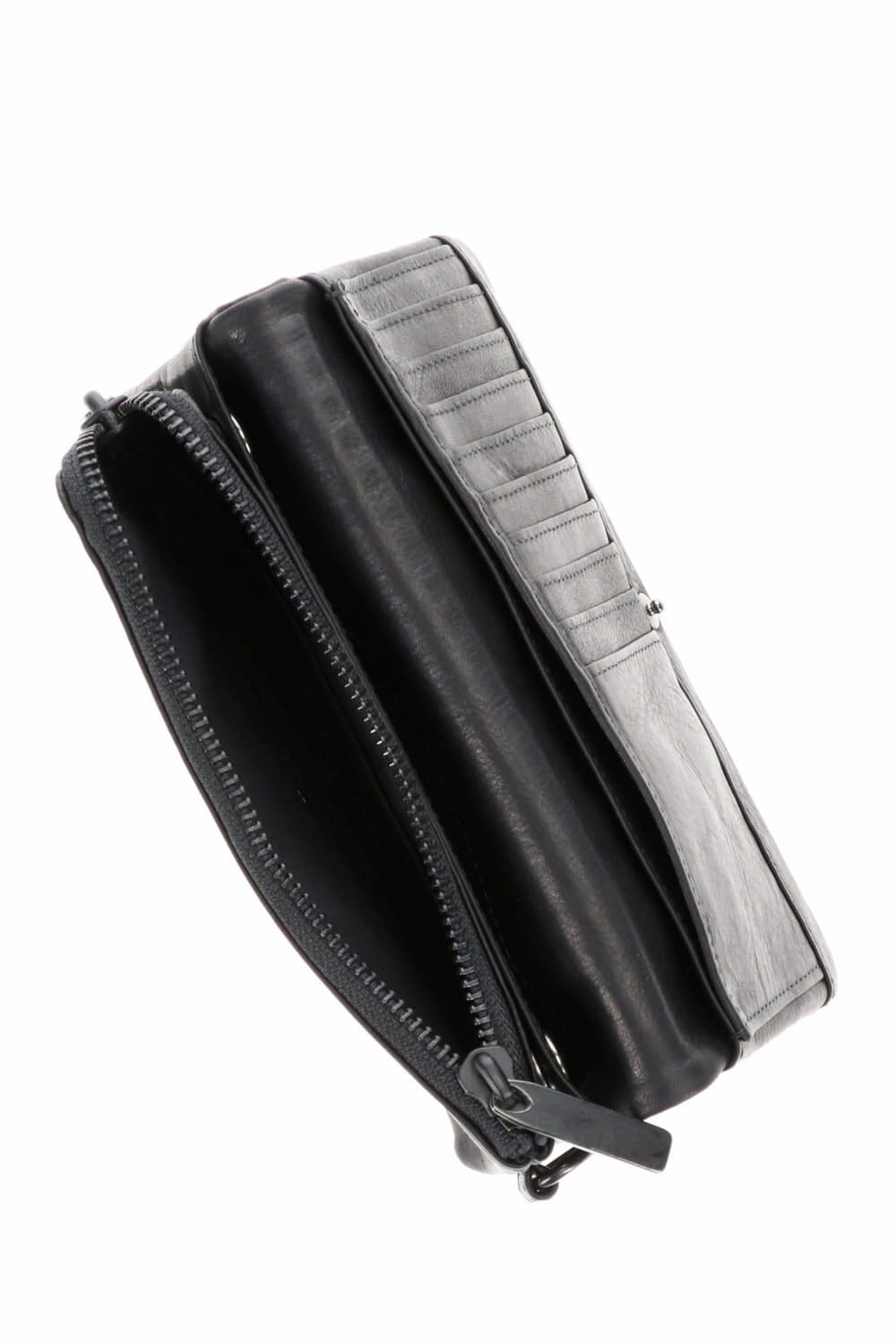 Leather long wallet 'all-studs' 2 DAL