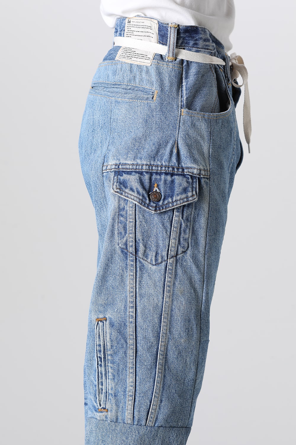 Denim Cargo Pants - M1