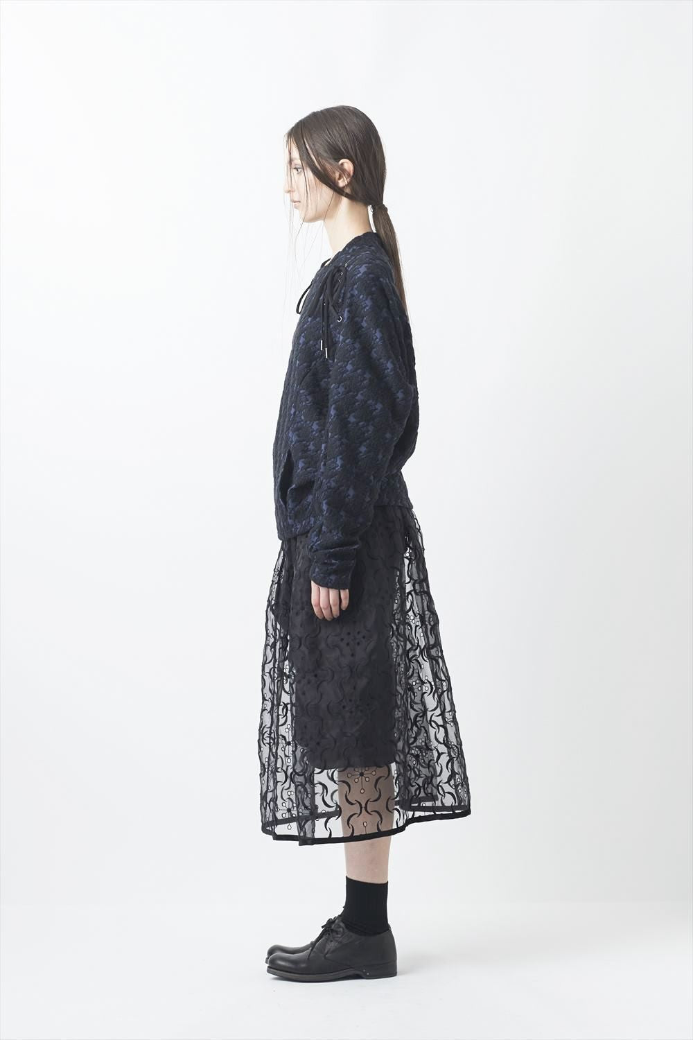 SILK LACE SKIRT SATOKO OZAWA