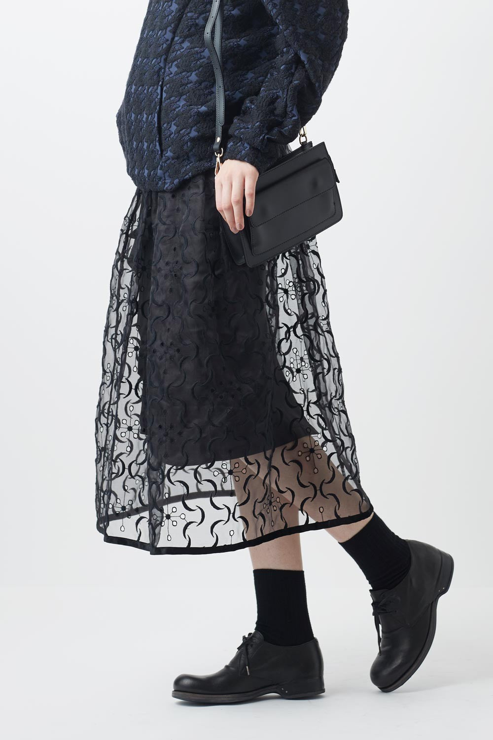 SILK LACE SKIRT SATOKO OZAWA