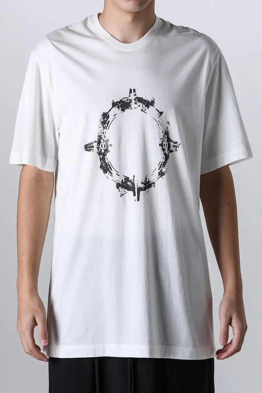 Cotton/Modal Jersey Regular T-shirt Off White