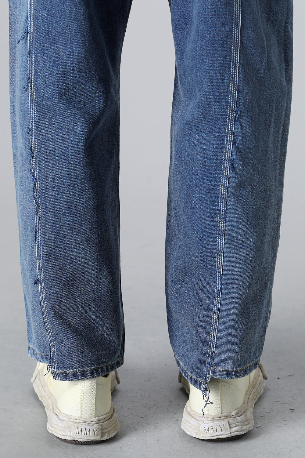 Center Seam Loose Fit Denim Indigo