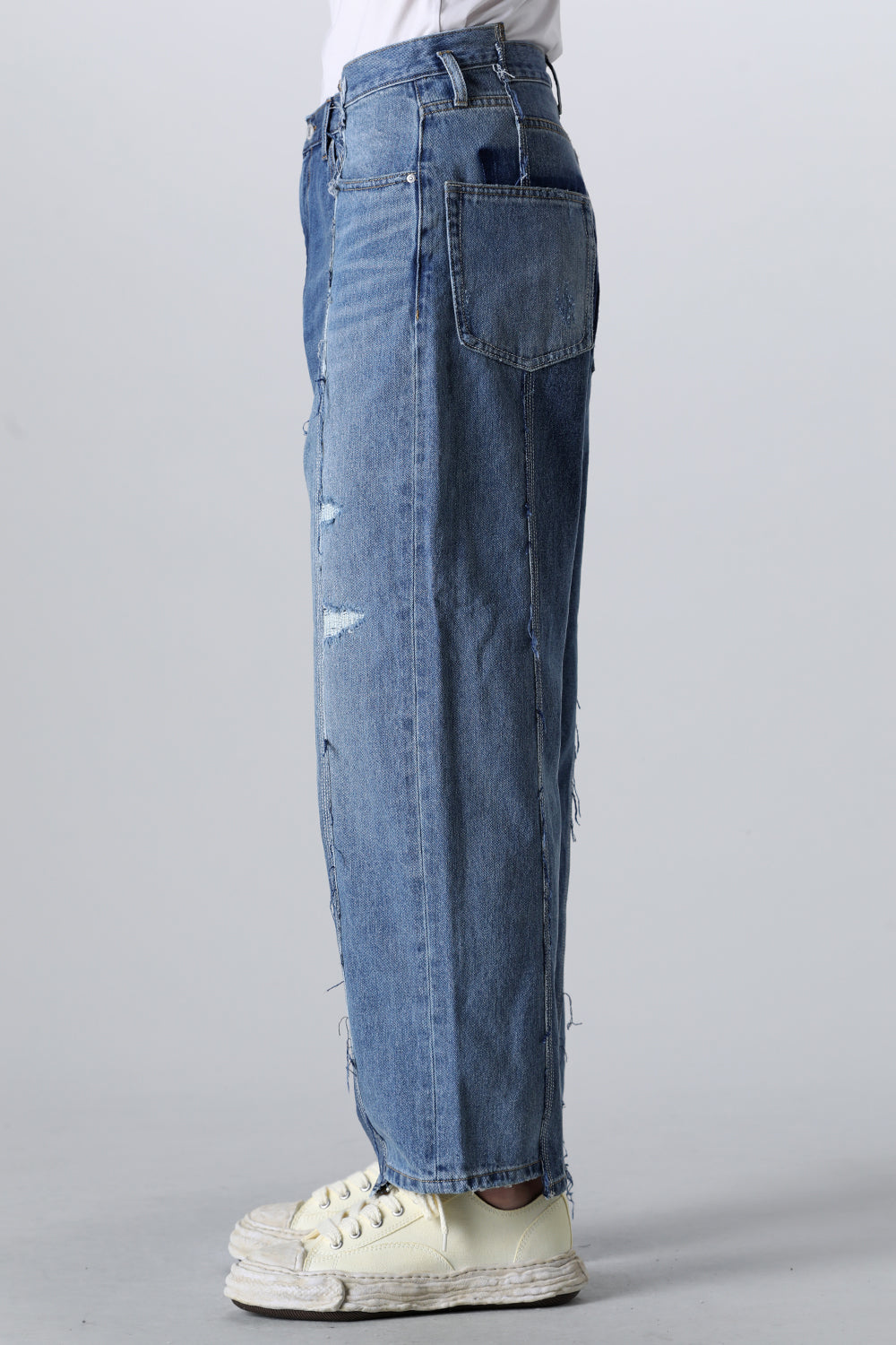 Center Seam Loose Fit Denim Indigo