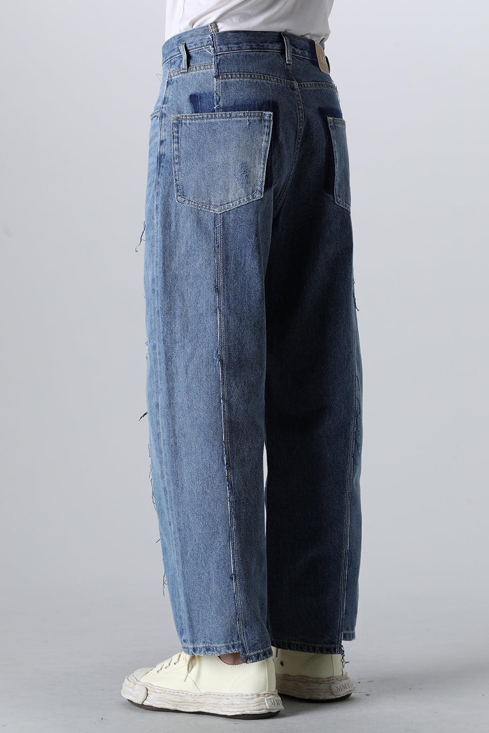 Center Seam Loose Fit Denim Indigo