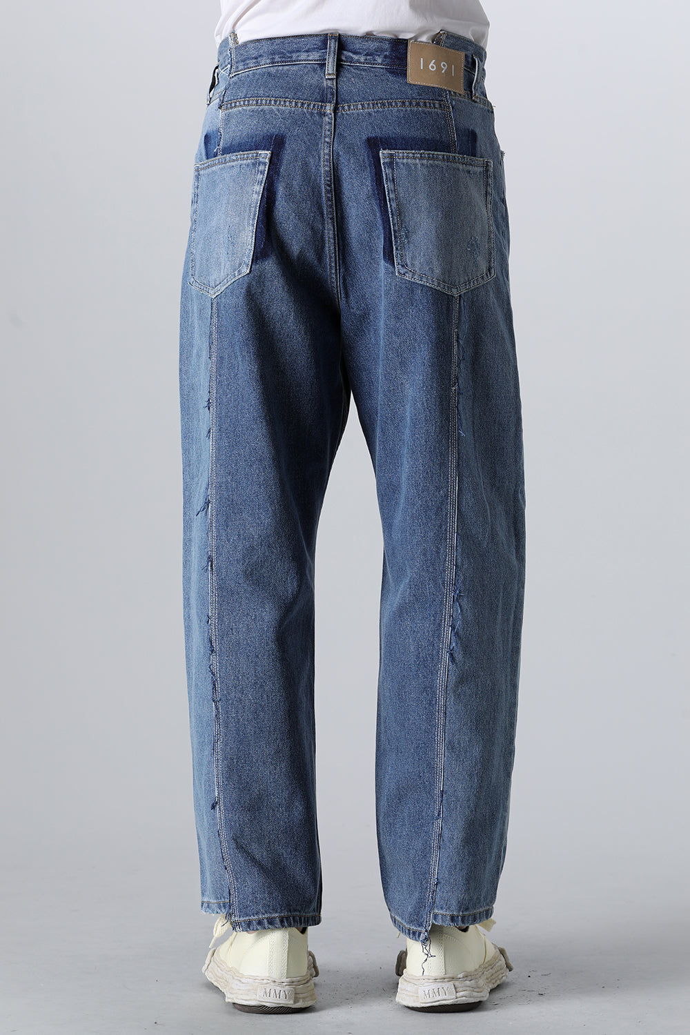 Center Seam Loose Fit Denim Indigo