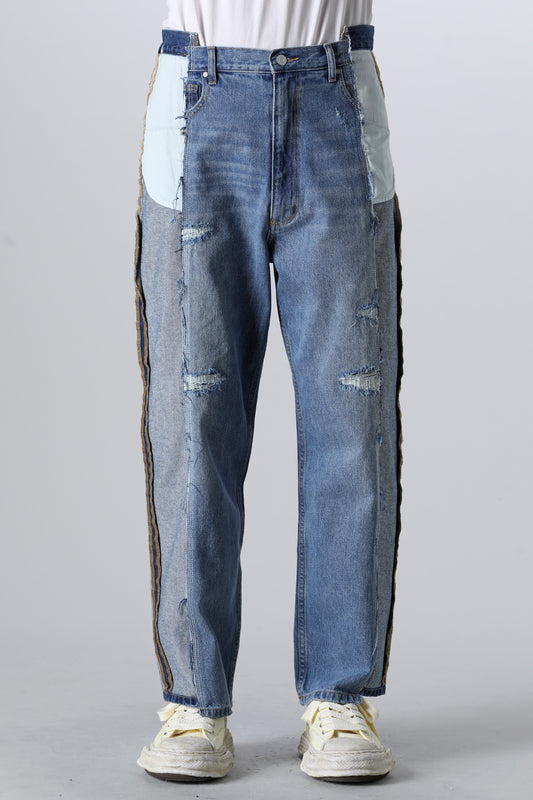 Center Seam Loose Fit Denim Indigo BS