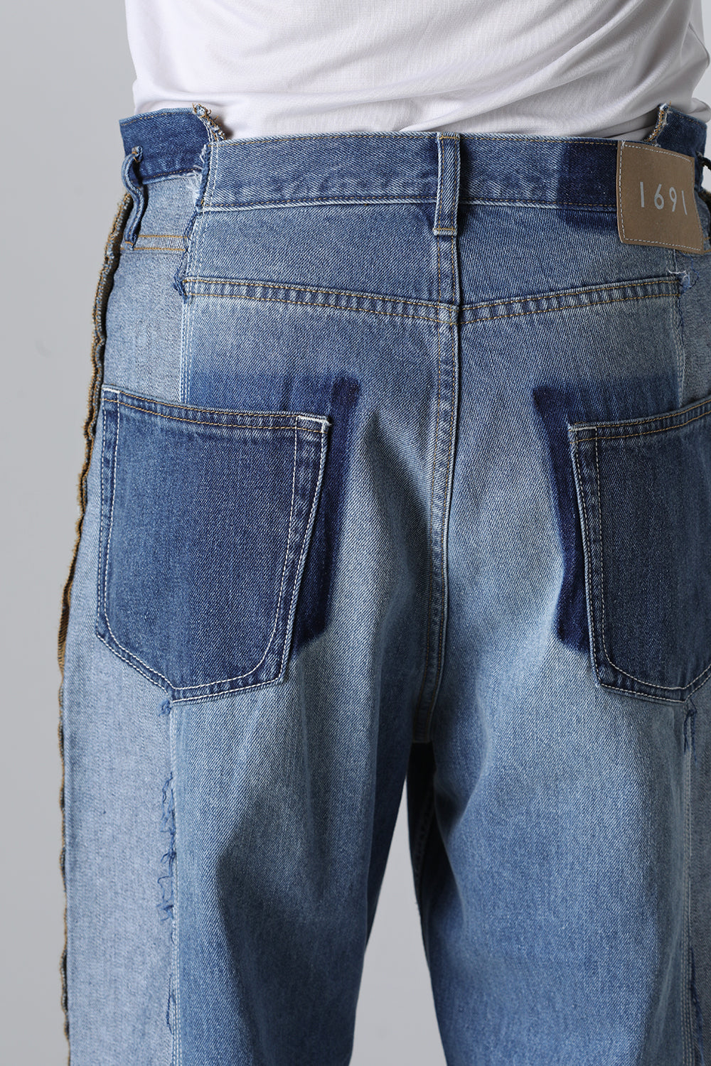 Center Seam Loose Fit Denim Indigo BS