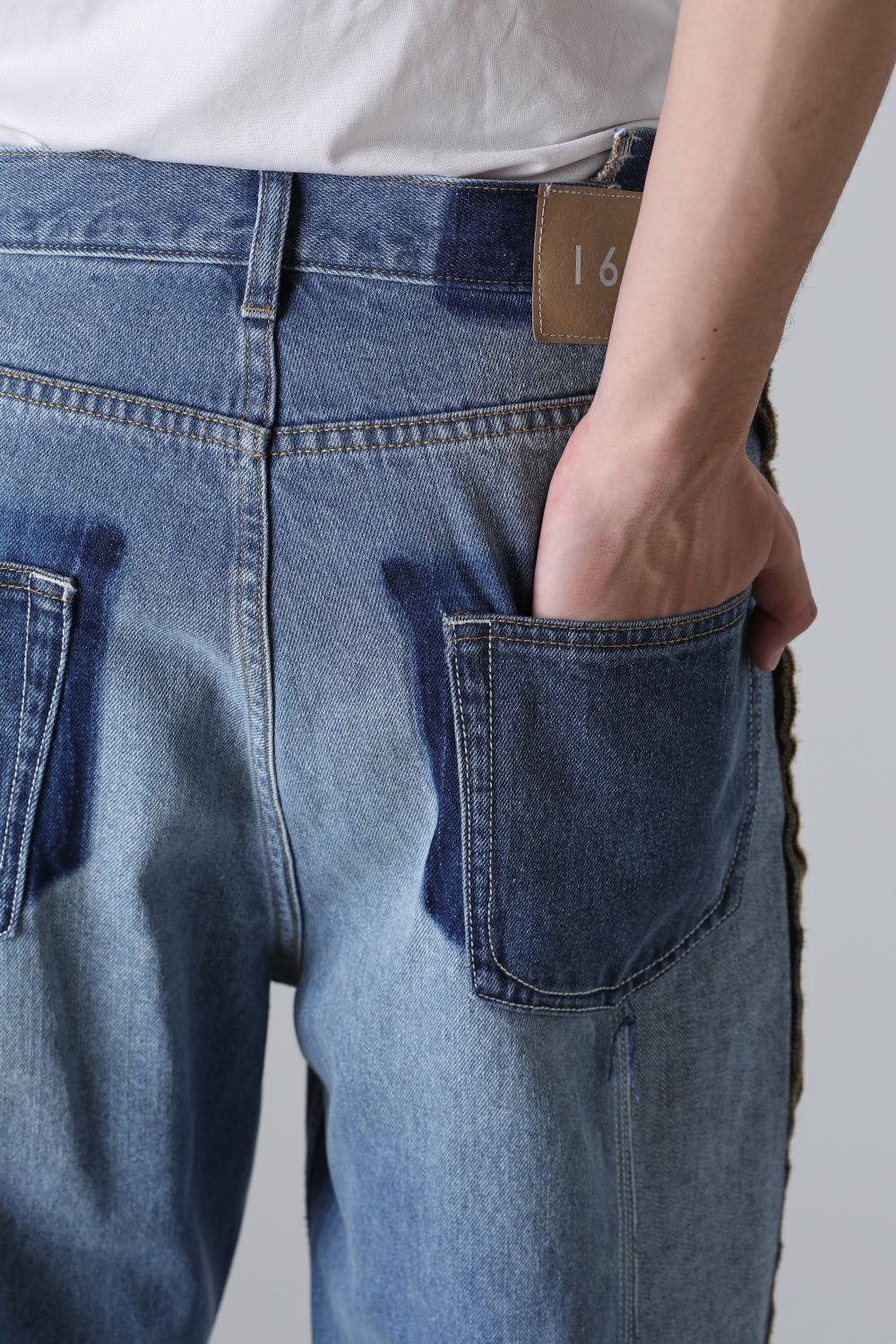 Center Seam Loose Fit Denim Indigo BS