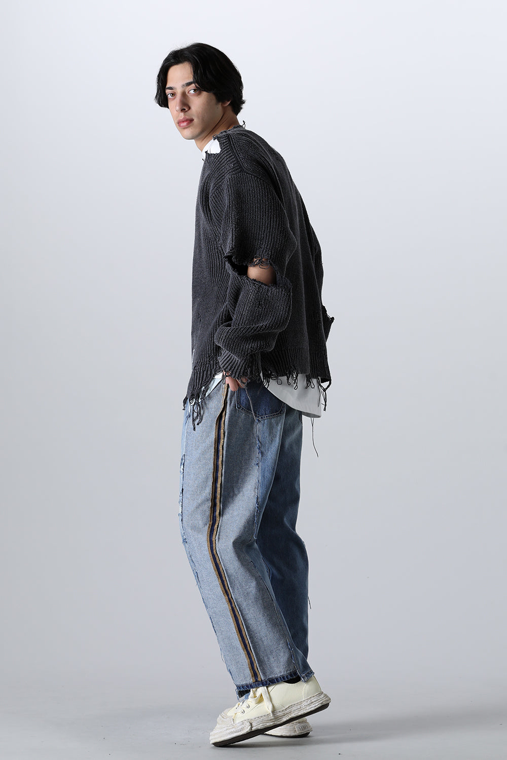 Center Seam Loose Fit Denim Indigo BS