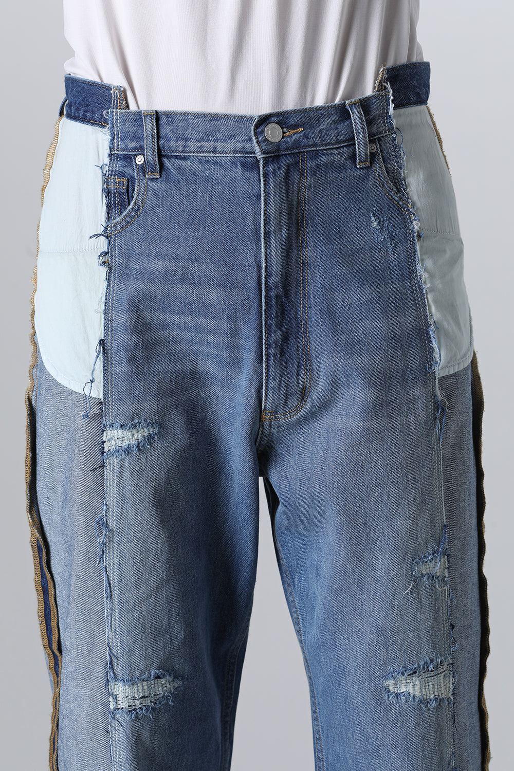 Center Seam Loose Fit Denim Indigo BS