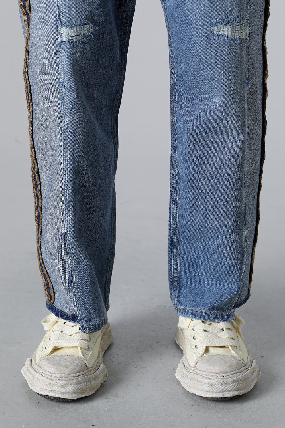 Center Seam Loose Fit Denim Indigo BS