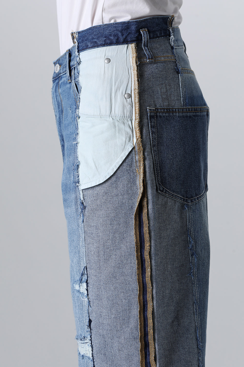 Center Seam Loose Fit Denim Indigo BS