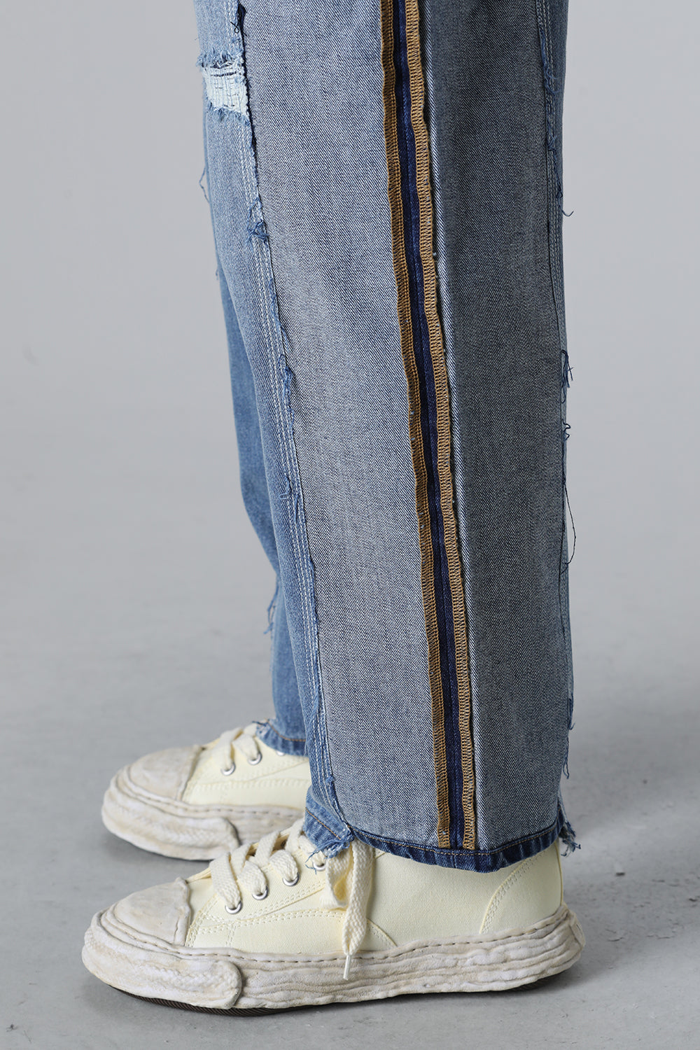 Center Seam Loose Fit Denim Indigo BS