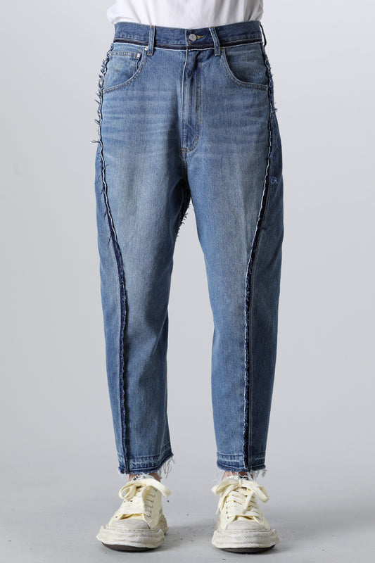 Twisted 3D Sarouel Denim Indigo CL