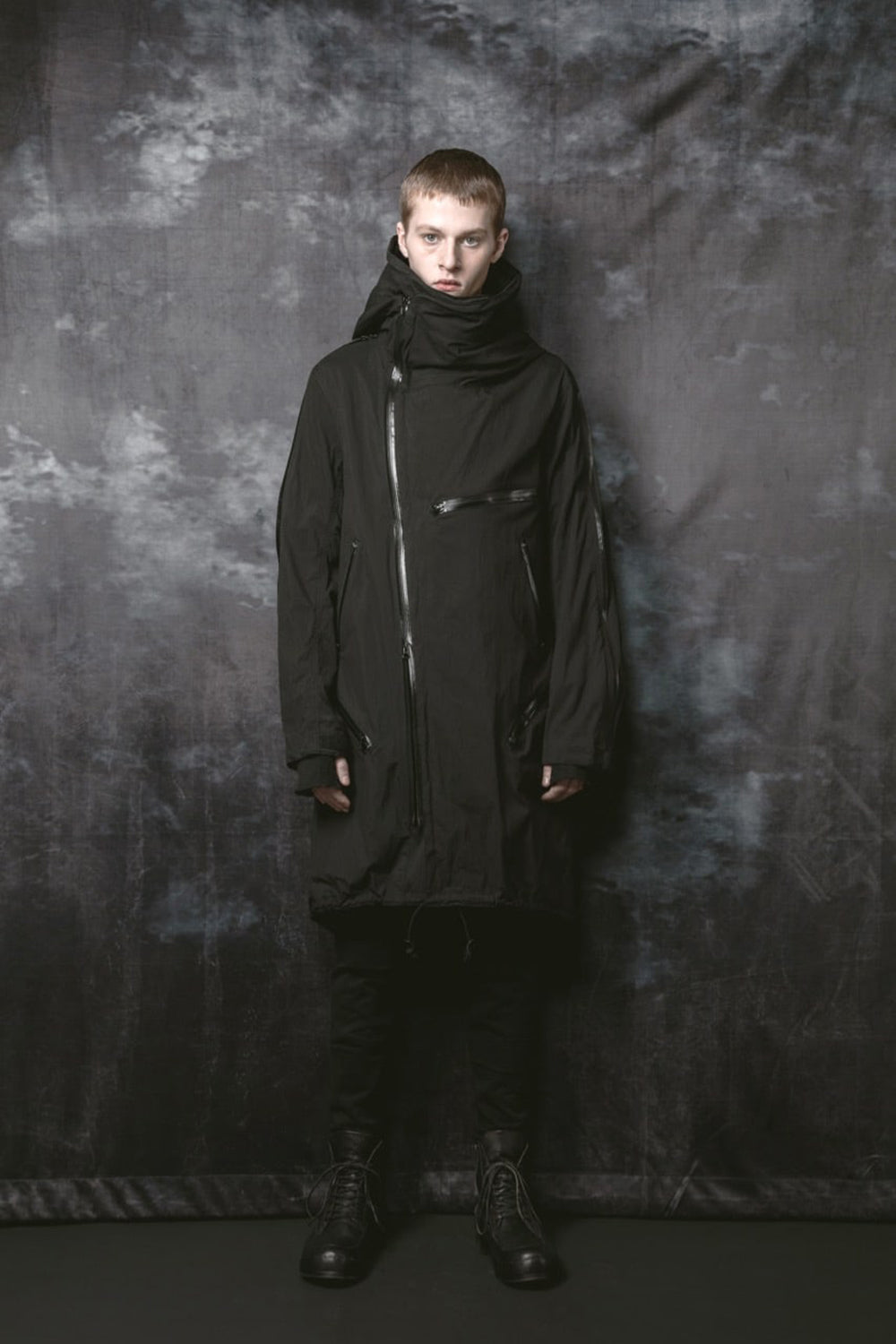 MULTI ZIP MILITARY COAT
