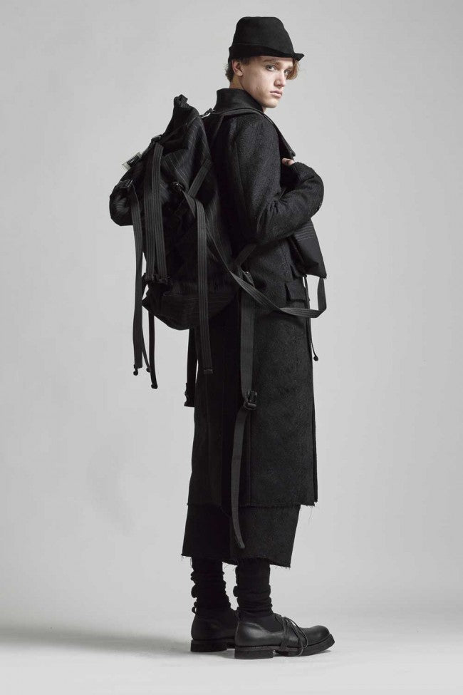 Embroidery joining chester coat