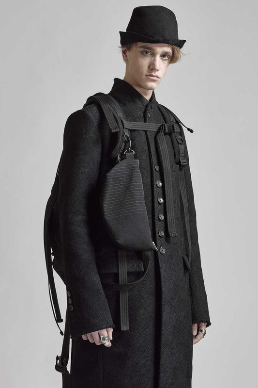 'macromauro' Striped Backpack Large