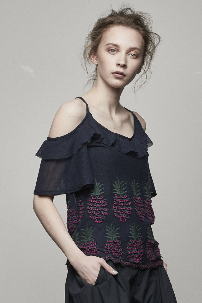 PINEAPPLE OFFSHOULDER T - 17S-T-04